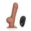 8&quot; Remote Control Realistic Silicone Dildo With Balls And Harness Included