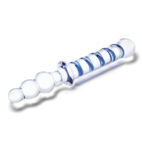 Glas 10&#39;&#39; Twister Dual-Ended Dildo