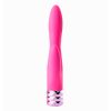 Victoria Crystal Gems USB Rechargable Silicone 10-Function Dual Vibrator Neon Pink