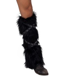 6170-pair-of-black-faux-fur-leg-warmers