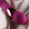 Mila Medium Wand Vibrator Burgundy