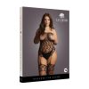 Le Desir Strapless&#44; Crotchless Teddy With Stockings Queen Size