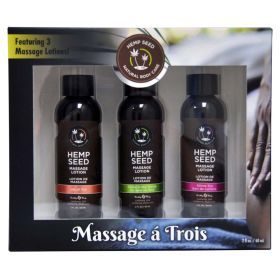 Massage-A-Trois Gift Set Box 2 oz.