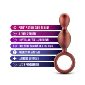 Anal Adventures Matrix Duo Loop Plug Copper