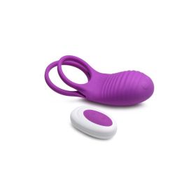 Gossip Love Loops 10X Silicone Cock Ring W/ Remote Violet