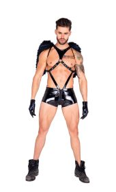 Dark Angel Vinyl Singlet (Color: Black, size: S)