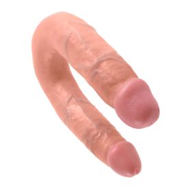 King Cock U-Shaped Double Trouble Flesh (size: medium)