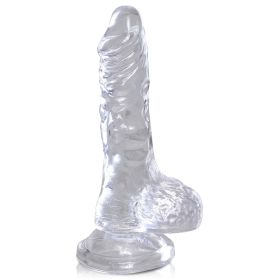 King Cock Clear (size: 4 With Balls)