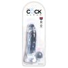 King Cock Clear Translucent Dildo