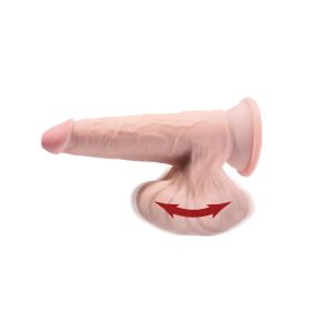 King Cock Plus Triple Density Cock (size: 8" Triple Density Cock With Swinging Balls)