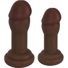 Jock Anal Plug Duo (Color: Chocolate)