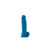 Colour-Soft 5" Soft Dildo Blue