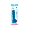 Colour-Soft 5" Soft Dildo Blue