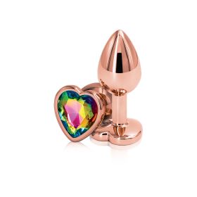 Gleam Gem Anal Plug (Color: Rainbow, size: small)