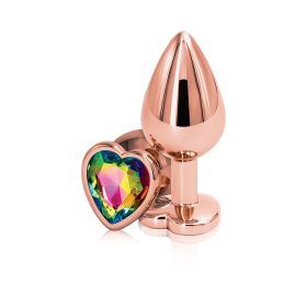 Gleam Gem Anal Plug (Color: Rainbow, size: medium)