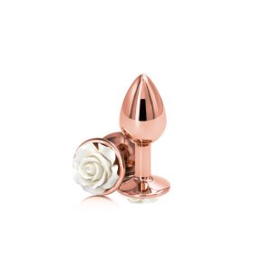 Gleam Gem Anal Plug (Color: White, size: small)