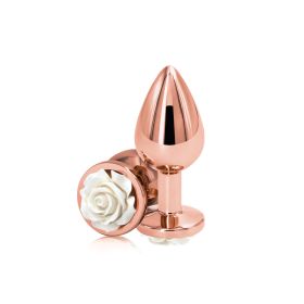 Gleam Gem Anal Plug (Color: White, size: medium)