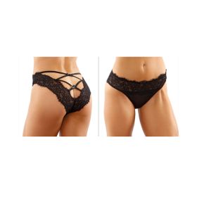 Ivy Lace & Mesh Bikini Panty (size: S/M)