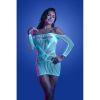 Glow-in-the-Dark Seamless Long Sleeve Dress