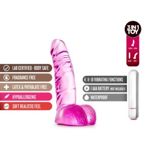 Naturally Yours Vibrating Ding Dong (Color: Pink)