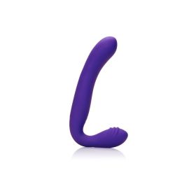 Rechargeable Silicone Love Rider Strapless Strap-On (Color: Purple)