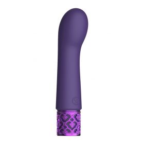 Royal Gems Bijou Rechargeable Silicone Bullet (Color: Purple)