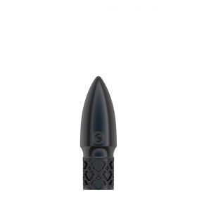 Royal Gems Glitter Rechargeable Abs Bullet (Color: Gunmetal)