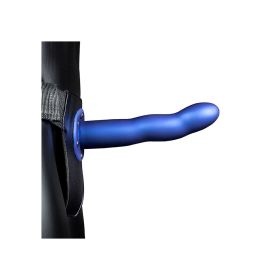 Ouch! Curved Hollow Strap-On (Color: 8" Metallic Blue)