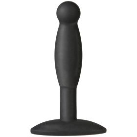 Smooth Mini Anal Plug (Color: Black, size: medium)