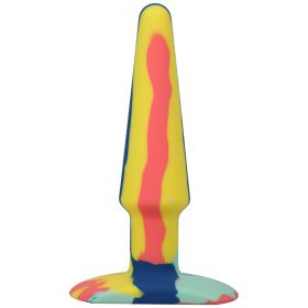 Groovy Delight Silicone Plug (Color: Sunrise, size: 5 Inch)