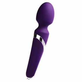 Wanda Rechargeable Wand Vibe (Color: Deep Purple)