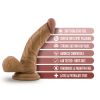 Dr. Skin Dildo With Balls Beige