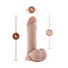 Dr. Skin Dildo With Balls Beige