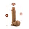 Dr. Skin Dildo With Balls Beige