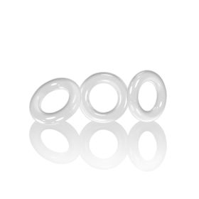 Willy Rings 3-Pack Cockrings (Color: White)