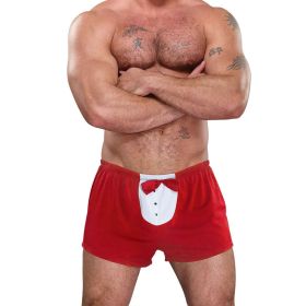 Tuxedo Boxer One Size (Color: Red)