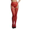 Le Desir Suspender Rhinestone Bodystocking