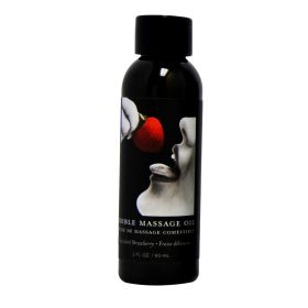 Edible Massage Oil (Flavor: Strawberry 2 oz.)