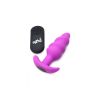 Bang! 21X Vibrating Silicone Swirl Butt Plug W/ Remote Control