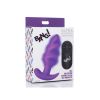 Bang! 21X Vibrating Silicone Swirl Butt Plug W/ Remote Control