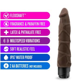 Dr. Skin Cock Vibe (Color: Chocolate, size: 19)