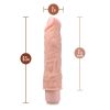 Dr. Skin Silicone Dr. David 8'' Vibrating Dildo Beige