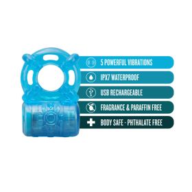 PleasurePulse C-Ring (Color: Blue)