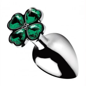 Booty Sparks  Gem Anal Plug (Color: Clover, size: small)