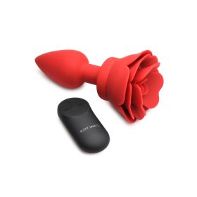 Booty Sparks 28X Silicone Vibrating Rose Anal Plug W/ Remote (size: medium)