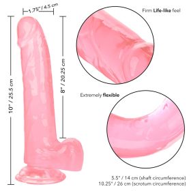 Size Queen 8" Pink (Color: Pink, size: 8 Inch)