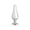 Cloud 9 Gems Silver Chromed Tall Anal Plug