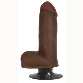 Jock 6" Vibrating Dong No Balls (Color: Chocolate)