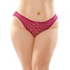 Daisy Crotchless Lace Panty