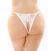 Crotchless Lace Pearl Panty